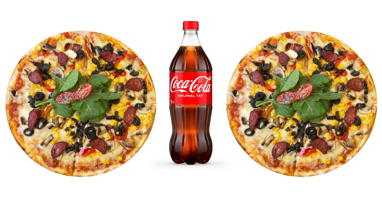 Klasik Karışık Menü 1 Lt Cola